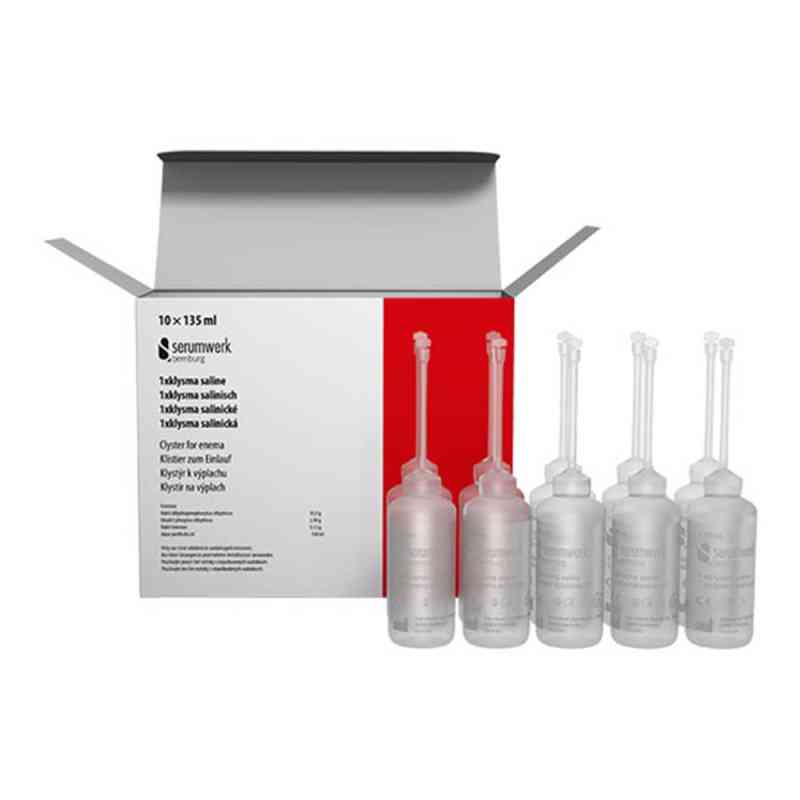 Klysma 1 x salinisch 10X135 ml von Serumwerk Bernburg AG PZN 01321054