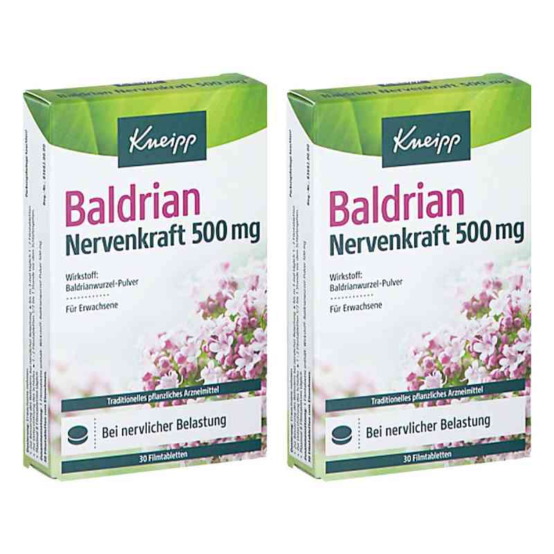 Kneipp Baldrian Nervenkraft 500 Mg Filmtabletten 2x30 stk von Kneipp GmbH PZN 08102950