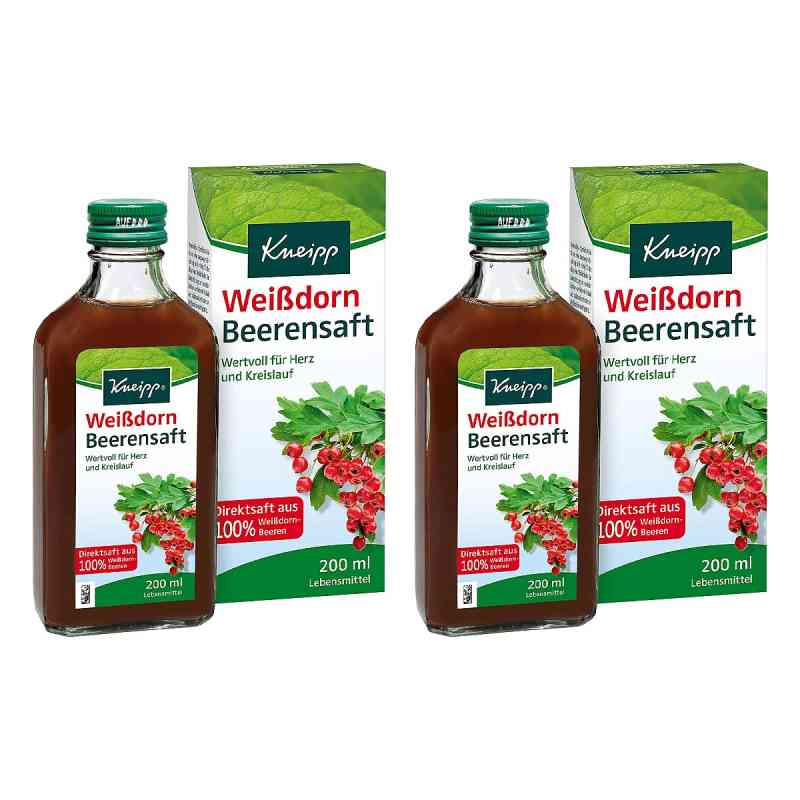 Kneipp Weißdorn Beerensaft 2x200 ml von Kneipp GmbH PZN 08102934