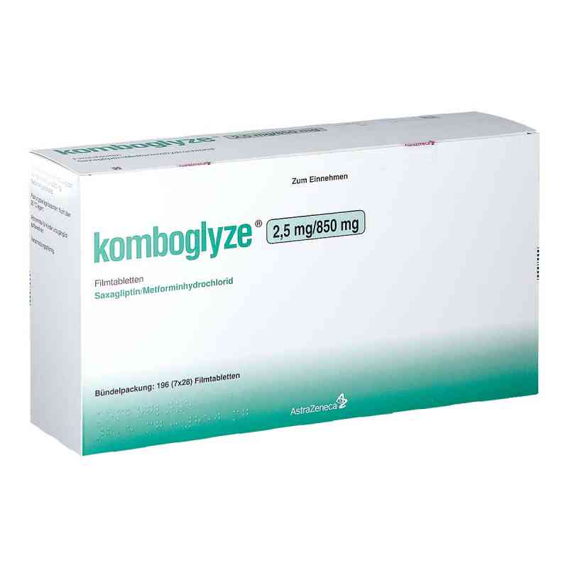 Komboglyze 2,5 mg/850 mg Filmtabletten 196 stk von AstraZeneca GmbH PZN 09278978