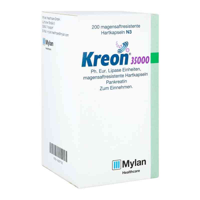 Kreon 35.000 Ph.eur.lipase Einheiten msr.Hartkaps. 200 stk von Viatris Healthcare GmbH PZN 14327733