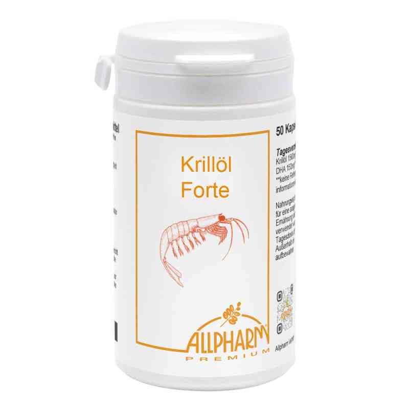 Krillöl Forte Allpharm Premium Kapseln 50 stk von ALLPHARM Vertriebs GmbH PZN 19512820
