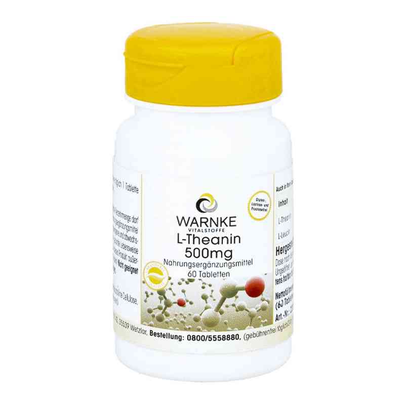 L-Theanin 500 mg Tabletten 60 stk von Warnke Vitalstoffe GmbH PZN 12408574
