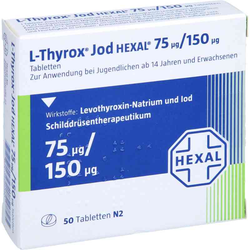 L-Thyrox Jod HEXAL 75μg/150μg 50 stk von Hexal AG PZN 04116030
