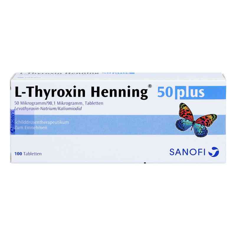 L-Thyroxin Henning 50 plus 100 stk von Sanofi-Aventis Deutschland GmbH PZN 03343752