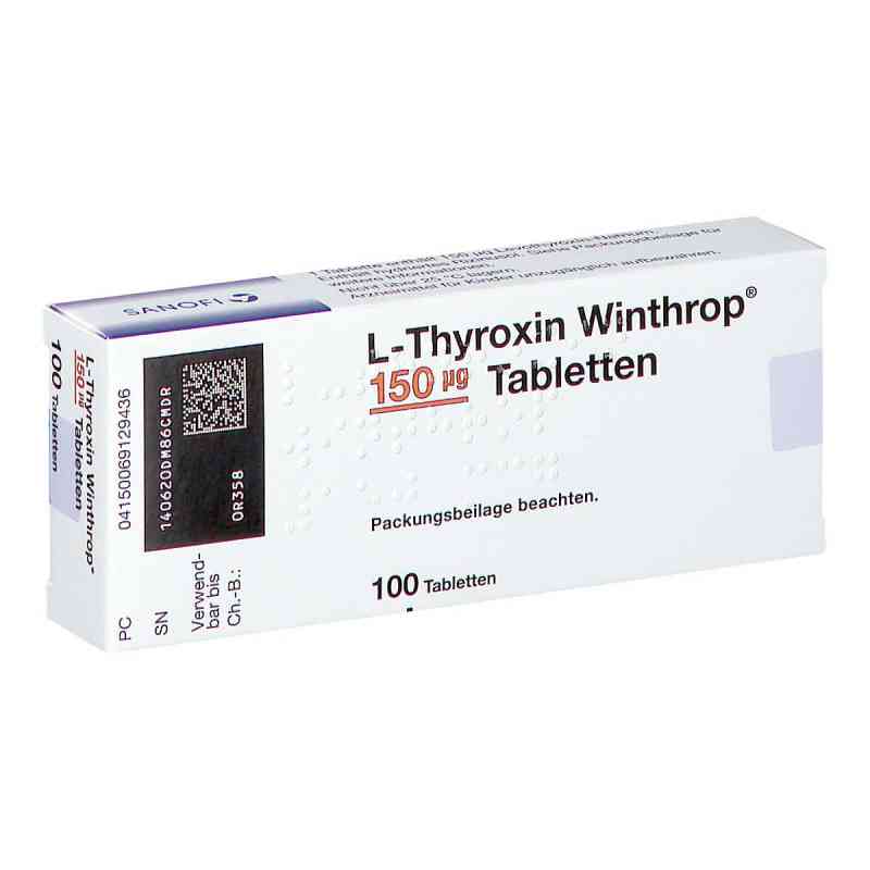 L-Thyroxin Winthrop 150μg 100 stk von Sanofi-Aventis Deutschland GmbH PZN 06912943