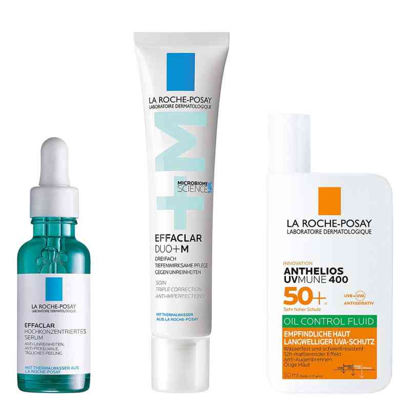 La Roche Posay Effaclar Serum & Duo+M & Anthelios OC UVMune400 1 Pck von L'Oreal Deutschland GmbH PZN 08102837