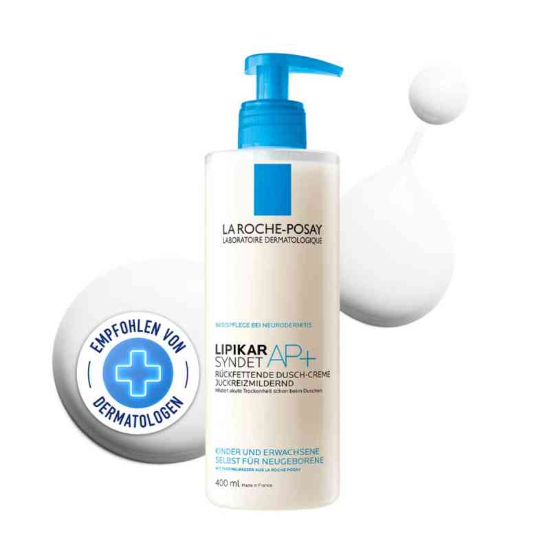 La Roche Posay Lipikar Syndet AP+ Rückfettendes Duschgel 400 ml von L'Oreal Deutschland GmbH PZN 12419313