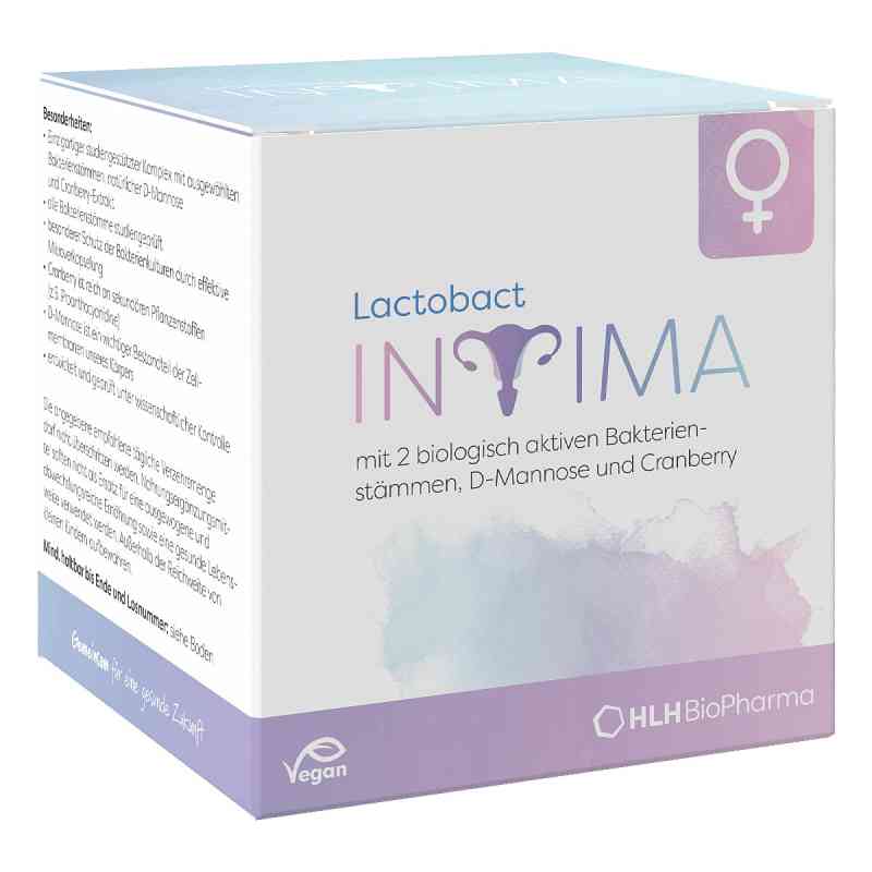Lactobact INTIMA mit Cranberry, D-Mannose, Milchsäurebakterien 30 stk von HLH BioPharma GmbH PZN 18739349