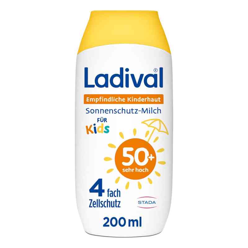 Ladival Empfindliche Kinderhaut Sonnenschutz-Milch LSF 50+ 200 ml von STADA Consumer Health Deutschland GmbH PZN 19362734