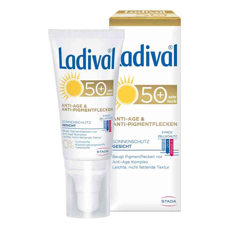 Ladival Sonnenschutz Gesicht Anti-Age & Anti-Pigmentflecken Crem 50 ml von STADA GmbH PZN 15864172