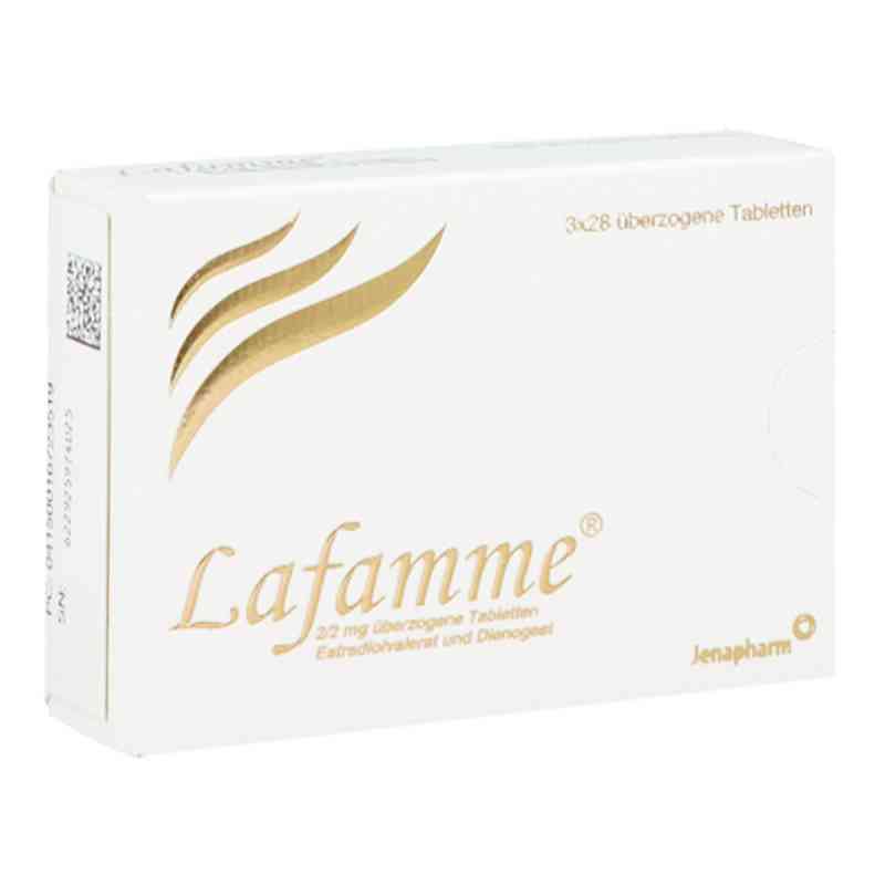 Lafamme 2/2 mg überzogene Tabletten 3X28 stk von Bayer Vital GmbH GB Pharma PZN 01672351