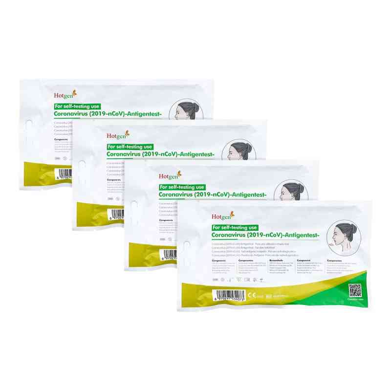 Laientest Hotgen Novel Coronavirus 2019-ncov - Nasentest 4 stk von  PZN 08102338
