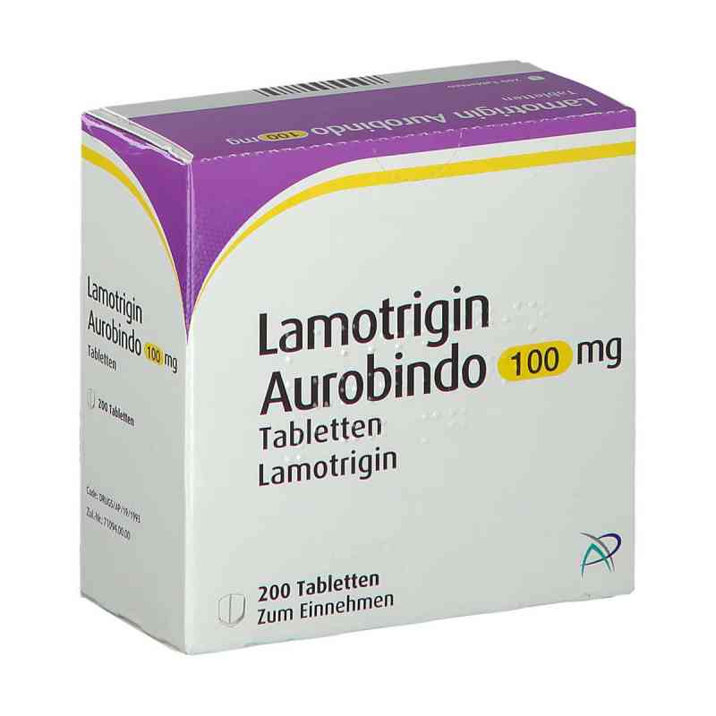 Lamotrigin Aurobindo 100mg 200 stk von PUREN Pharma GmbH & Co. KG PZN 07713312