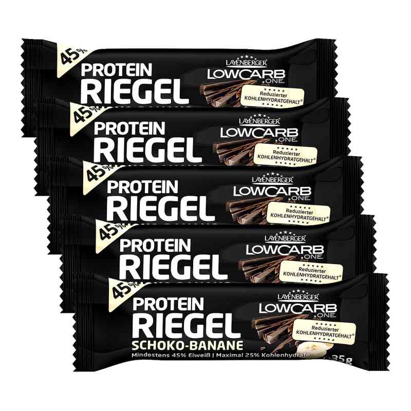Layenberger Lowcarb.one Proteinriegel Schoko-ban. 5x35 g von Layenberger Nutrition Group GmbH PZN 08100458