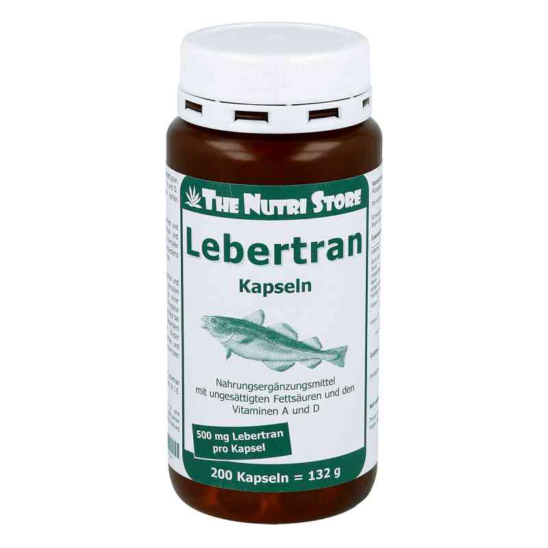 Lebertran 500 mg Kapseln 200 stk von Hirundo Products PZN 00134367