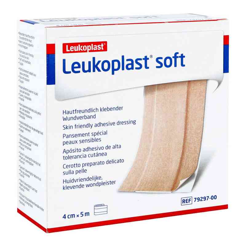 Leukoplast Soft Pflaster 4 cmx5 m Rolle 1 stk von BSN medical GmbH PZN 13838383