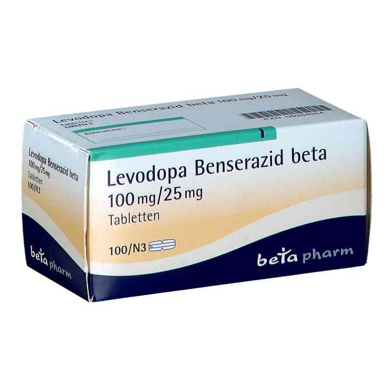 Levodopa Benserazid beta 100mg/25mg 100 stk von betapharm Arzneimittel GmbH PZN 09264054