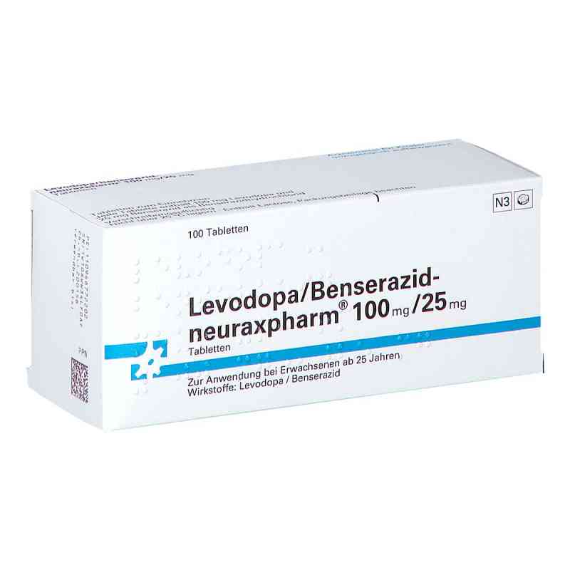 Levodopa/Benserazid-neuraxpharm 100mg/25mg 100 stk von neuraxpharm Arzneimittel GmbH PZN 09467722