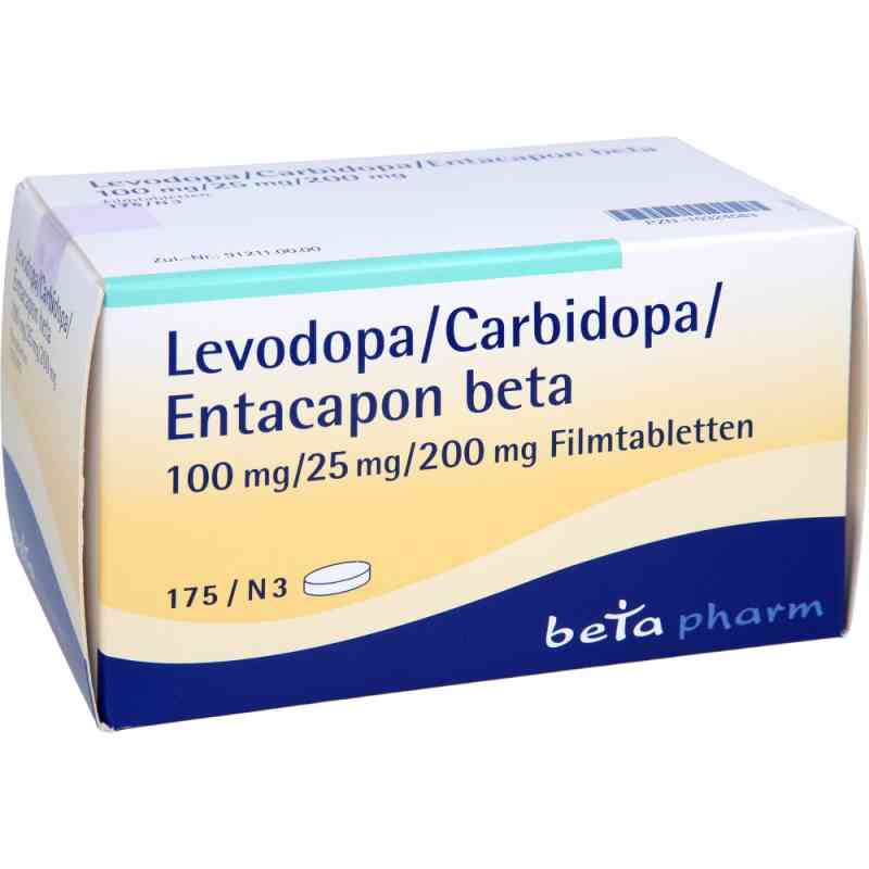 Levodopa/Carbidopa/Entacapon beta 100mg/25mg/200mg 175 stk von betapharm Arzneimittel GmbH PZN 10324583