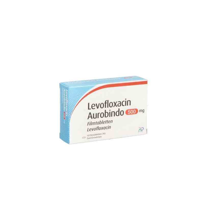 Levofloxacin Aurobindo 500mg 10 stk von PUREN Pharma GmbH & Co. KG PZN 09673752