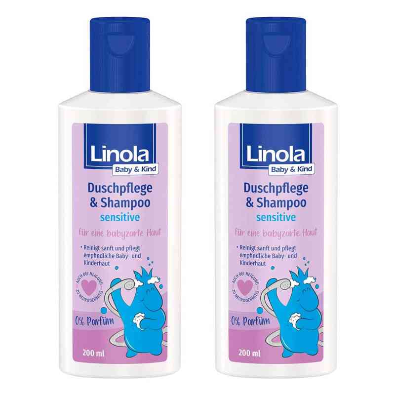 Linola Baby & Kind Duschpflege & Shampoo Sensitive 2x200 ml von Dr. August Wolff GmbH & Co.KG Arzneimittel PZN 08105872