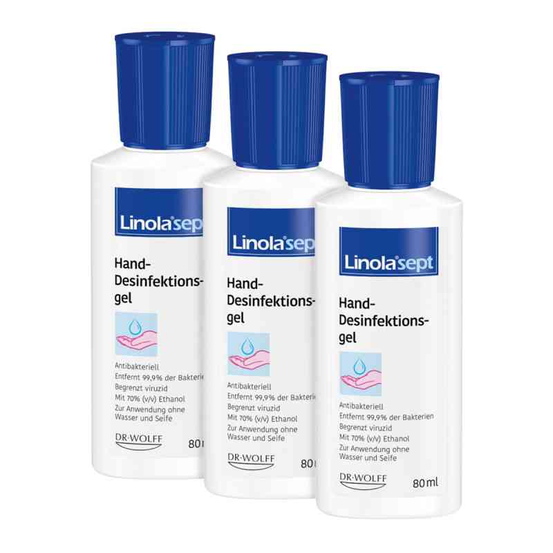 Linola Sept Hand-Desinfektionsgel 3x80 ml von Dr. August Wolff GmbH & Co.KG Arzneimittel PZN 08101448