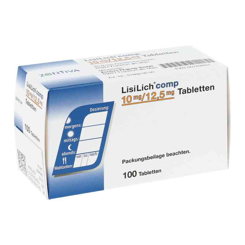 LisiLich comp 10mg/12,5mg 100 stk von Zentiva Pharma GmbH PZN 00783657