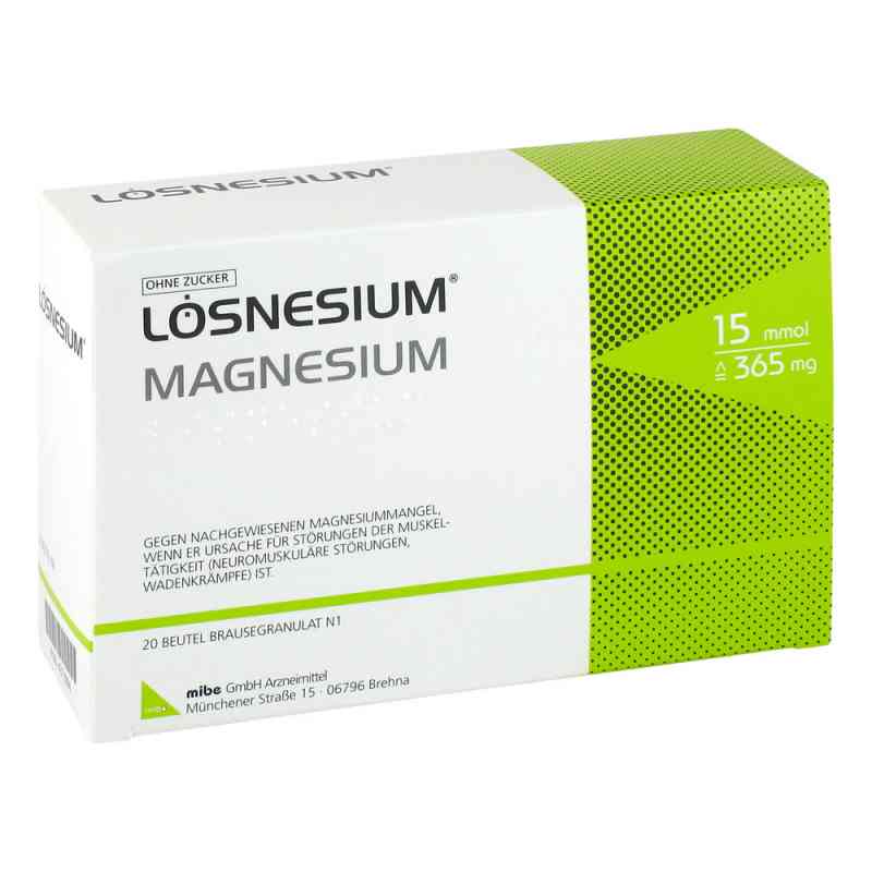 Lösnesium Brausegranulat Beutel 20 stk von MIBE GmbH Arzneimittel PZN 04373904