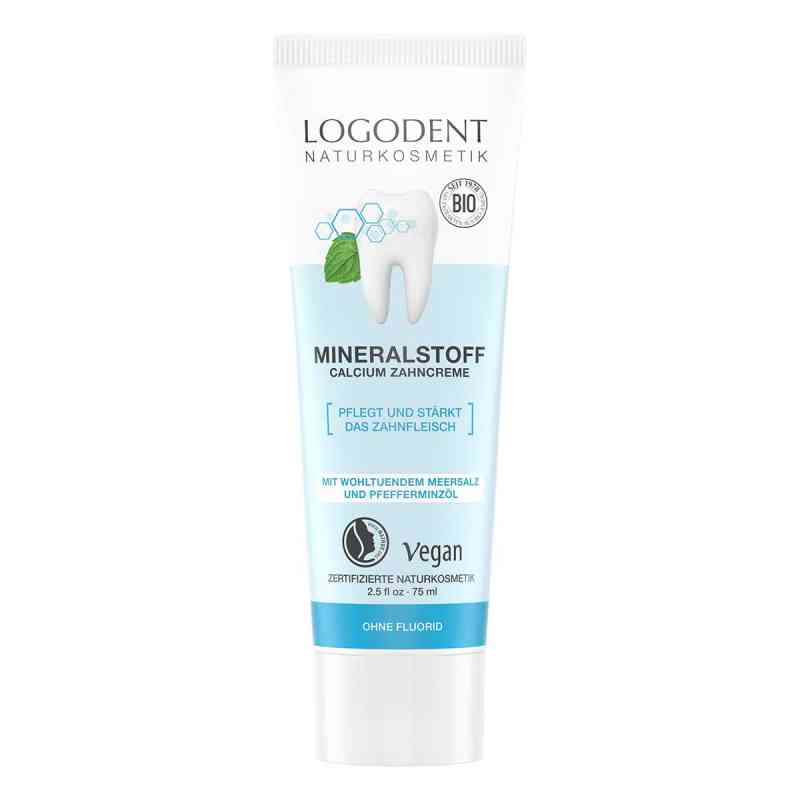 Logona Mineralstoff Calcium Zahncreme 75 ml von LOGOCOS Naturkosmetik GmbH & Co. KG PZN 12700398