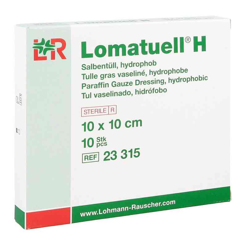 Lomatuell H Salbentüll 10x10 cm steril 10 stk von + Prisoma GmbH PZN 15660216