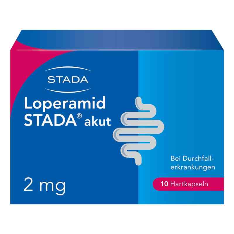Loperamid STADA akut 2mg Hartkapseln bei akutem Durchfall 10 stk von STADA Consumer Health Deutschland GmbH PZN 08999960