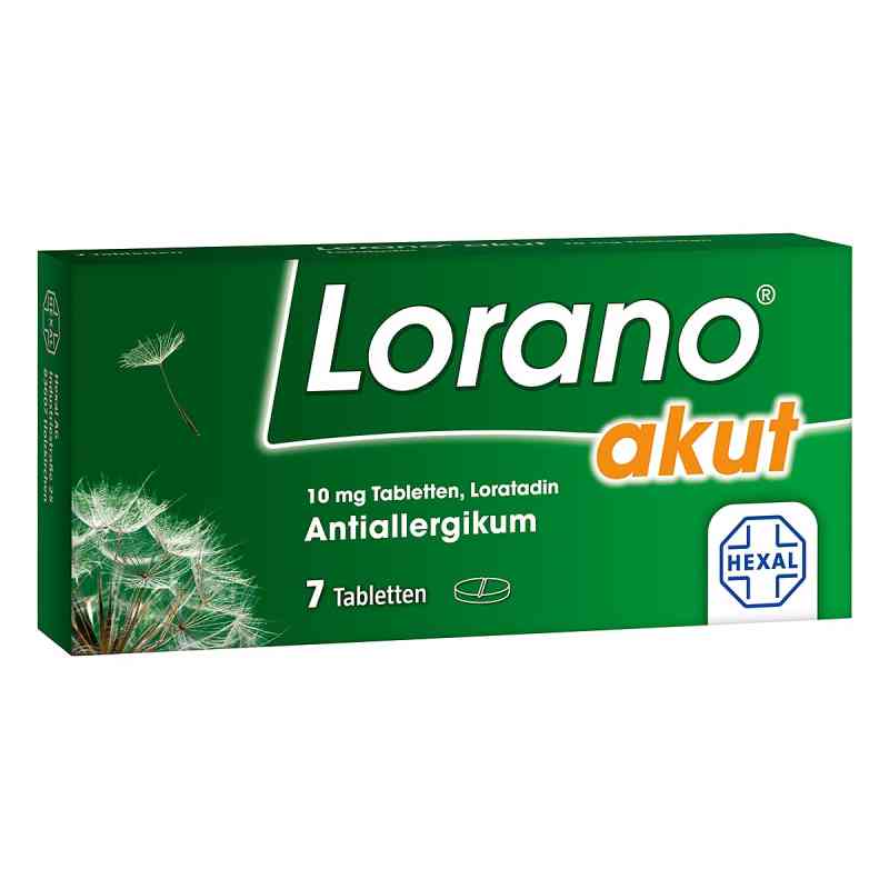 Lorano® akut 10 mg Tabletten 7 stk von Hexal AG PZN 01797130