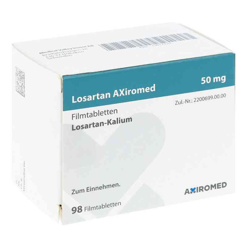 Losartan Axiromed 50 mg Filmtabletten 98 stk von Medical Valley Invest AB PZN 13817429