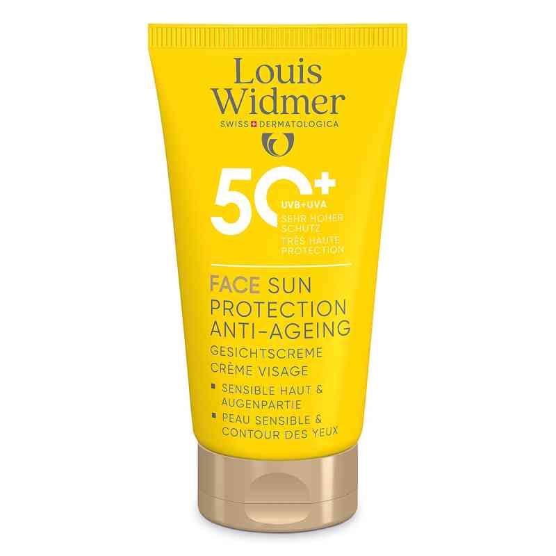Louis Widmer Face Sun Protection Anti-Ageing 50  50 ml von LOUIS WIDMER GmbH PZN 18441934