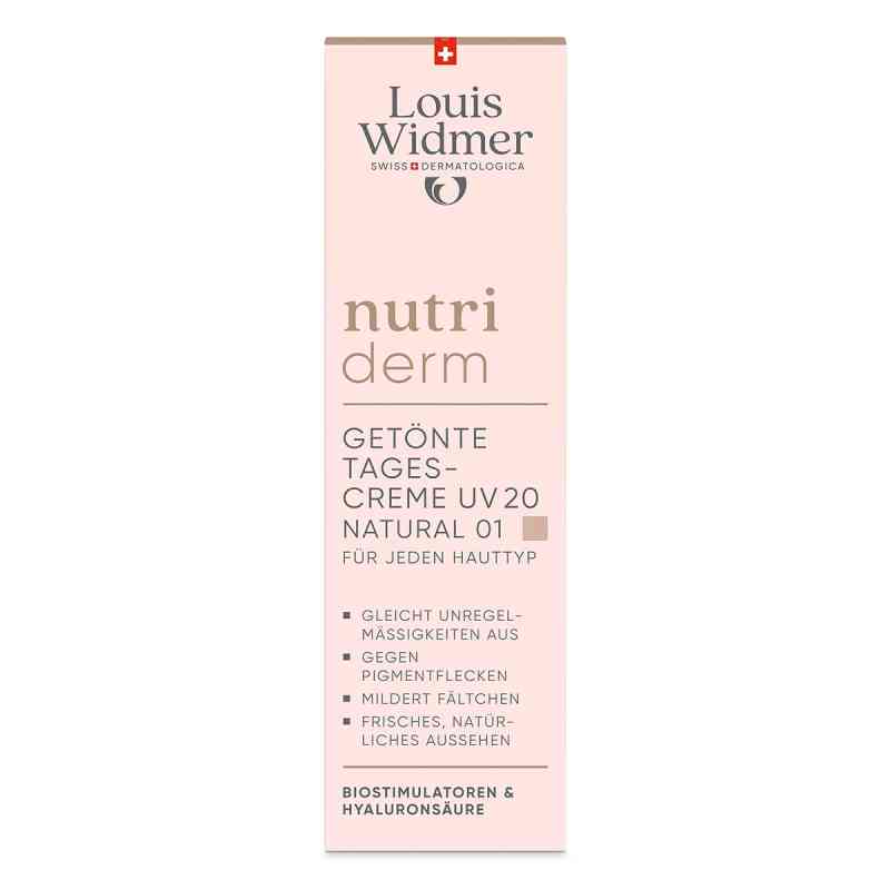Louis Widmer nutriderm Getönte Tagescreme UV 20 - Natural 01  30 ml von LOUIS WIDMER GmbH PZN 18442075
