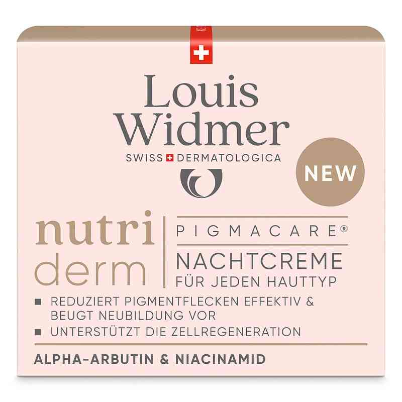 Louis Widmer nutriderm Pigmacare Nachtcreme 50 ml von LOUIS WIDMER GmbH PZN 19337682