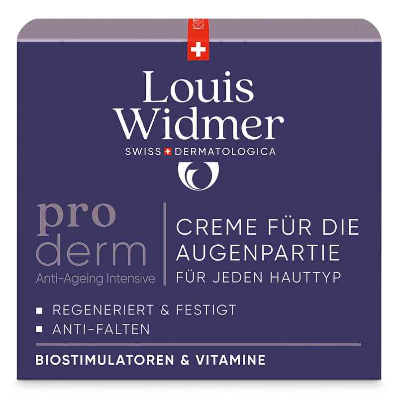 Louis Widmer proderm Creme für die Augenpartie  30 ml von LOUIS WIDMER GmbH PZN 19337802