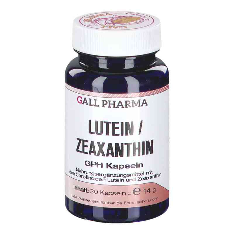 Lutein Zeaxanthin Gph Kapseln 30 stk von Hecht-Pharma GmbH PZN 00682695