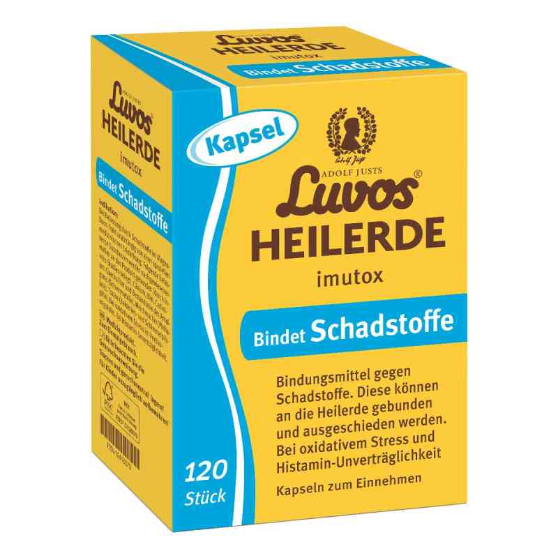 Luvos® Heilerde imutox Bindet Schadstoffe Kapseln 120 stk von Heilerde-Gesellschaft Luvos Just GmbH & Co. KG PZN 12416579