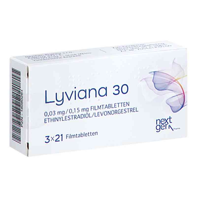 Lyviana 30 0,03 Mg/0,15 Mg Filmtabletten 3X21 stk von NextGen Pharma s.r.o. PZN 18080264