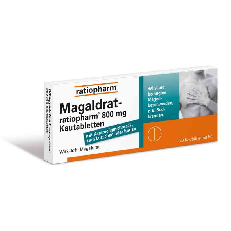 Magaldrat-ratiopharm 800mg 20 stk von ratiopharm GmbH PZN 04869870