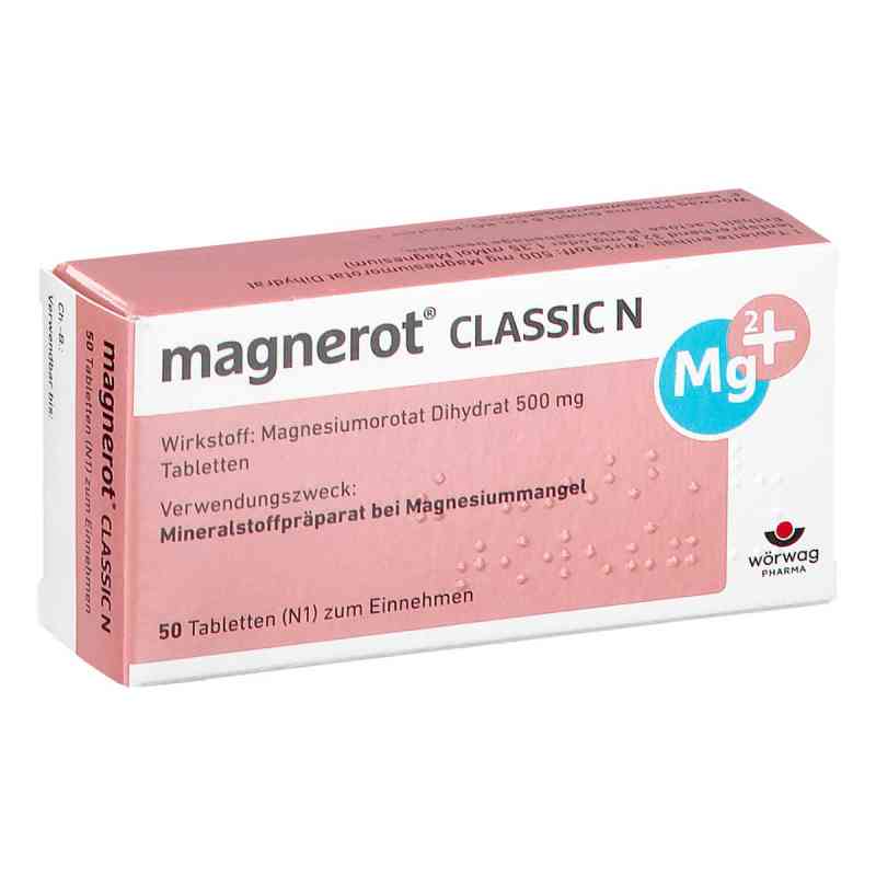 Magnerot Classic N Tabletten 50 stk von Wörwag Pharma GmbH & Co. KG PZN 00150768