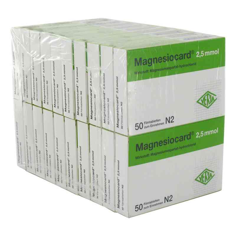 Magnesiocard 2,5 mmol Filmtabletten 20X50 stk von Verla-Pharm Arzneimittel GmbH & Co. KG PZN 01667835