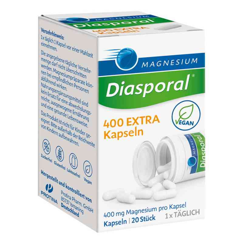 Magnesium Diasporal 400 Extra Kapseln 20 stk von Protina Pharmazeutische GmbH PZN 10192590