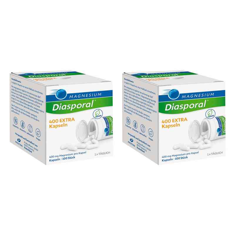 Magnesium Diasporal 400 Extra Kapseln 2x100 stk von Protina Pharmazeutische GmbH PZN 08106094