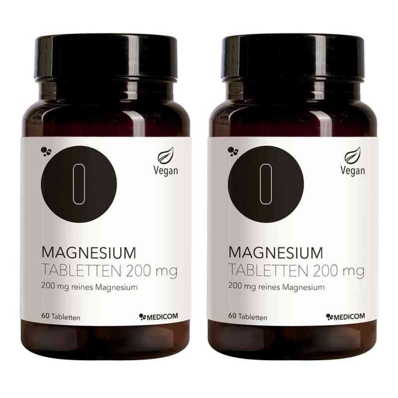 Magnesium Tabletten 200 mg 2X60 stk von MEDICOM Pharma GmbH PZN 15784846