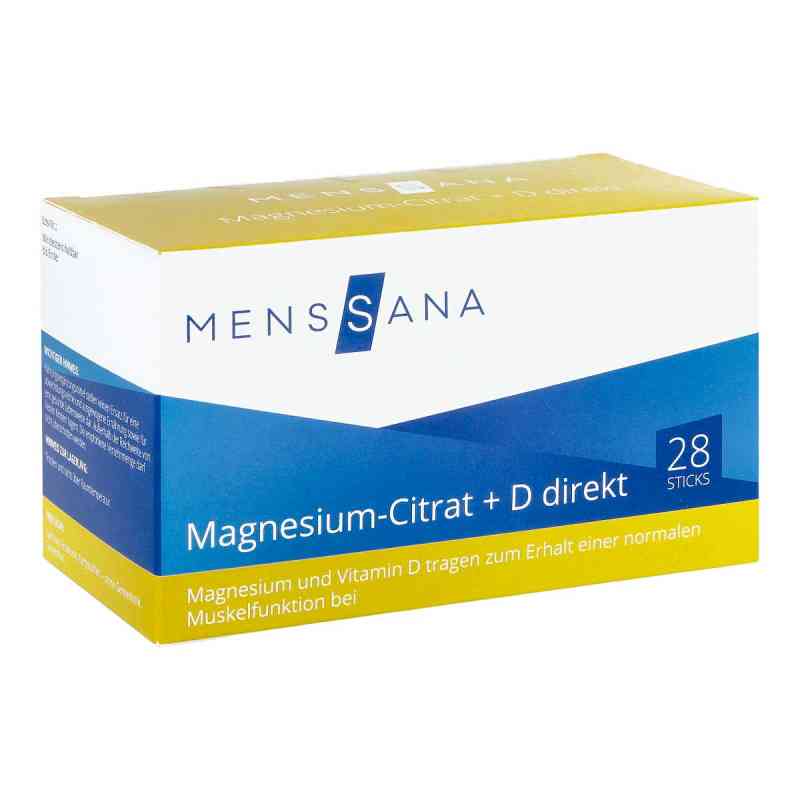 Magnesiumcitrat+d direkt Menssana Pulver 28 stk von MensSana AG PZN 16613868
