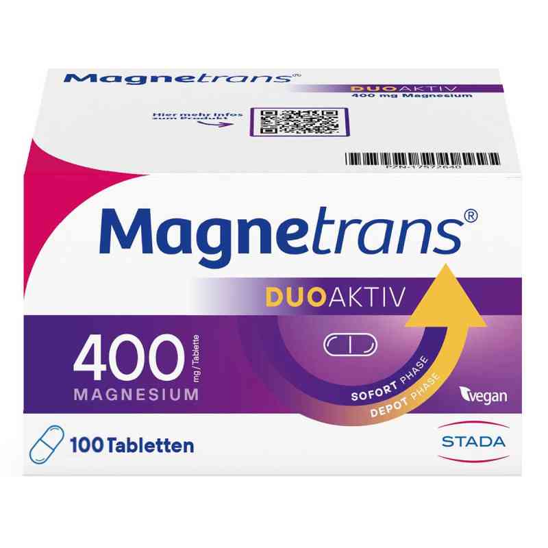 Magnetrans Duo-Aktiv 400 mg Tabletten 100 stk von STADA Consumer Health Deutschland GmbH PZN 19909859