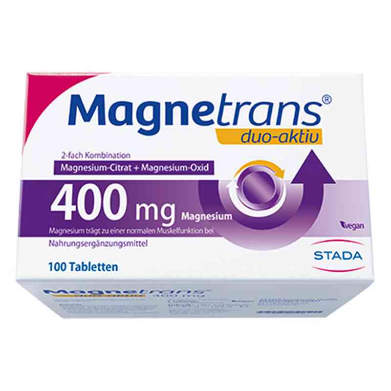 Magnetrans duo-aktiv 400 mg Tabletten Magnesium 100 stk von STADA GmbH PZN 14367572